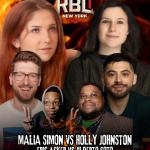 Roast Battle NYC ft: Malia Simon, Holly Johnston, Eric Asker, Jilberto Soto, Michael Green, Devin Bramble